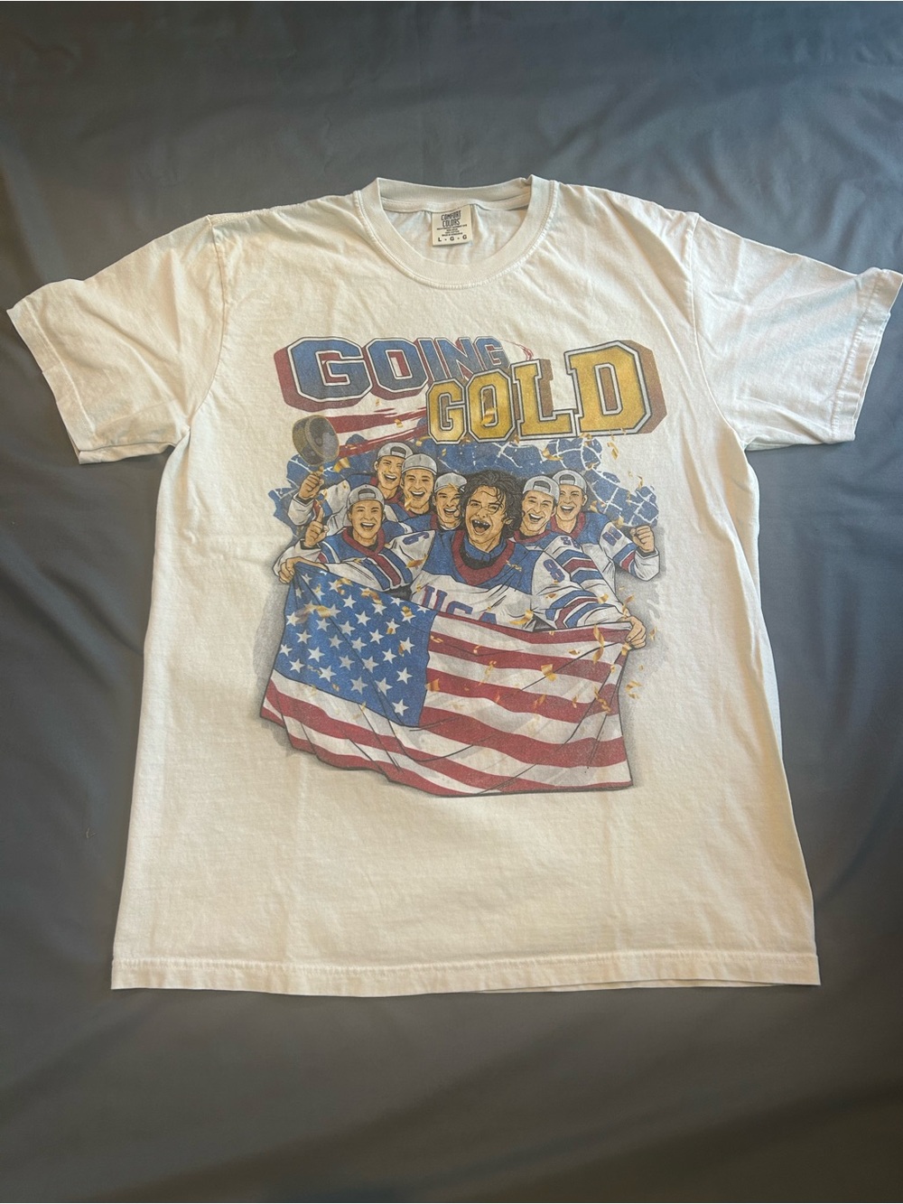 USA Hockey Gold Medal T Shirt